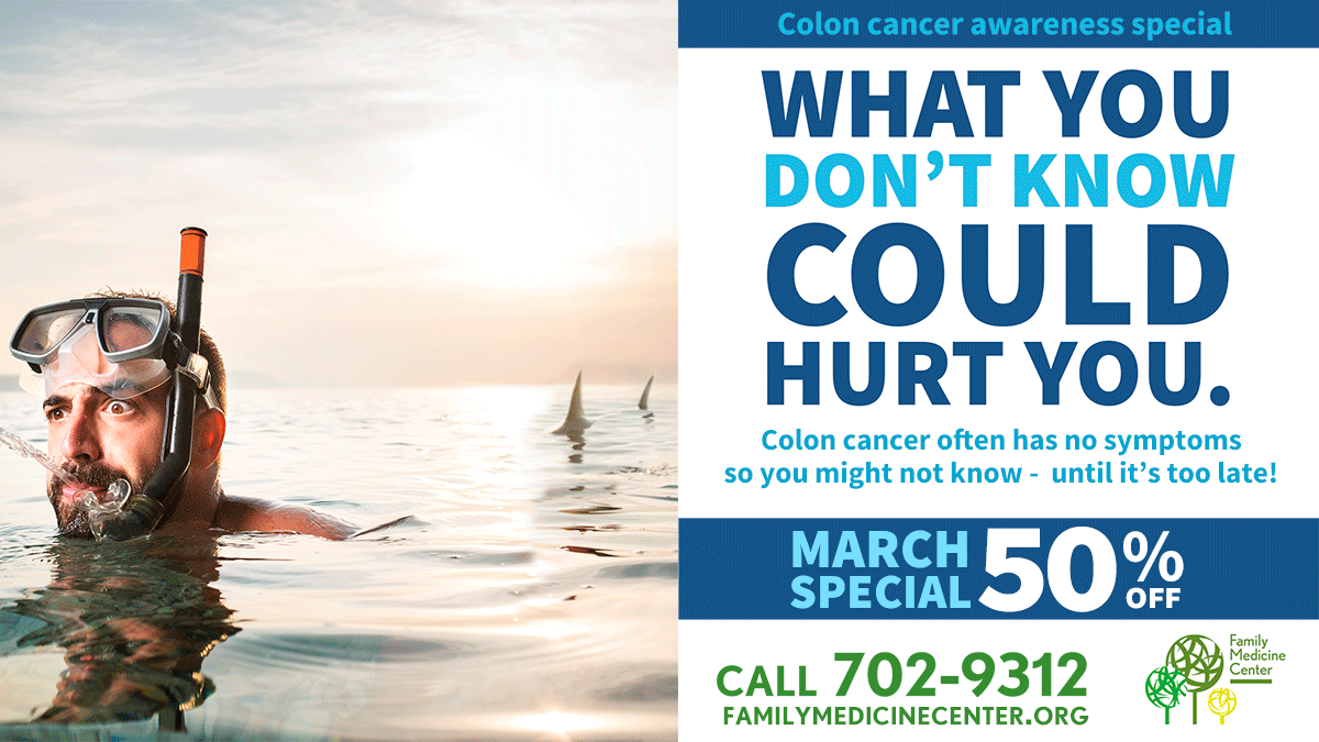 Colonoscopy Special Throughout March