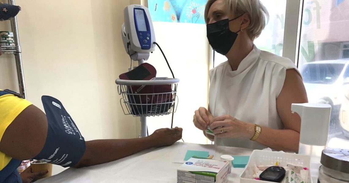 Hands for Hunger Gets Visit from Nurse Anita Cates