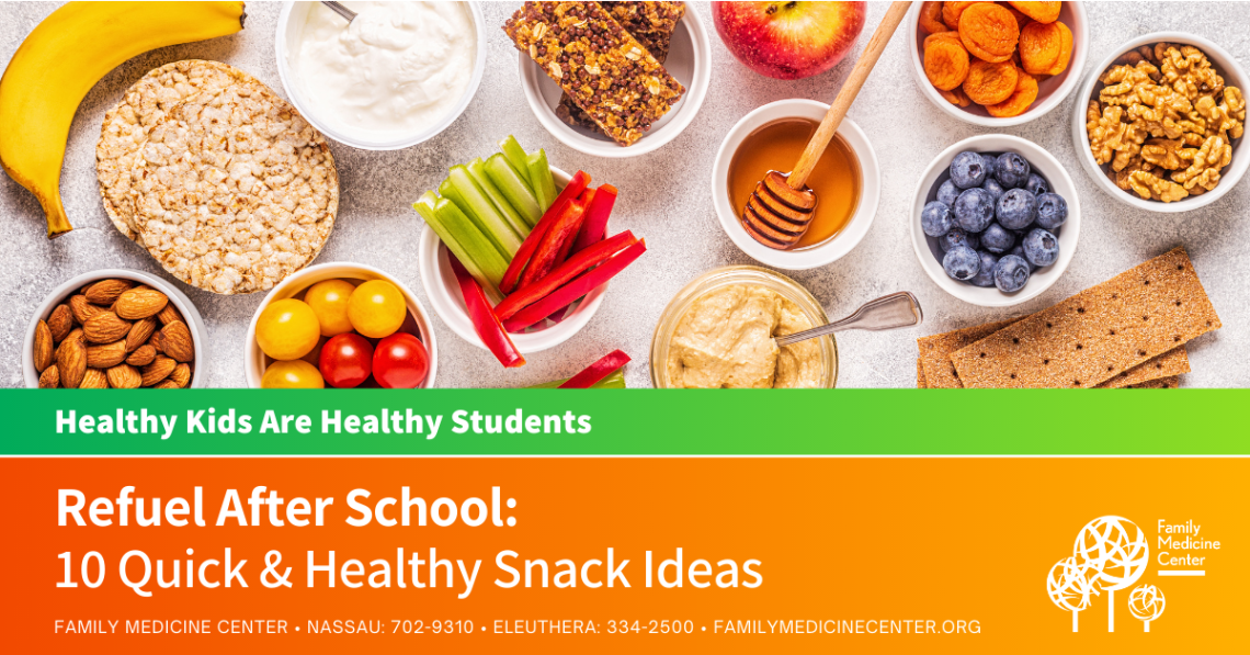 Refuel After School: Ten Quick & Healthy Snack Ideas