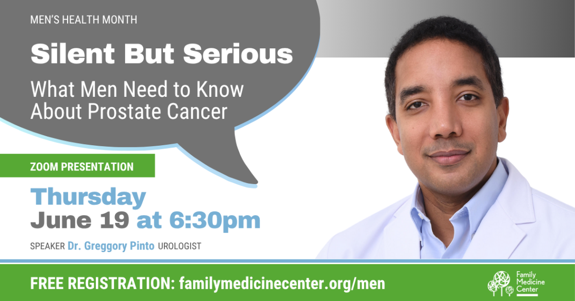 ZOOM: Silent But Serious—What Men Need to Know About Prostate Cancer